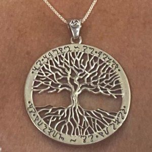 Tree of Life Sterling Silver Pendant